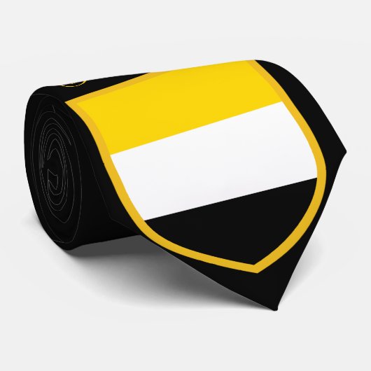 Beauful Garifuna Flag Stropdas (Opgerold)