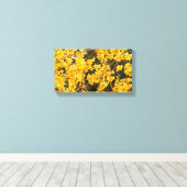 Beauful Golden Forsythia Shrub Canvas Afdruk (Insitu (Houten vloer))
