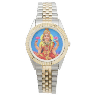 Beauful Golden Lakshmi Diwali Goddess Horloge