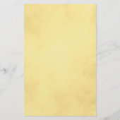 Beauful Golden Parchment Stationery Briefpapier (Achterkant)