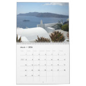 Beauful Greece Santorini Blue Zee White House Kalender (Mar 2026)