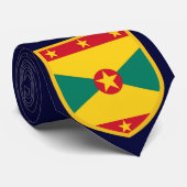 Beauful Grenada Flag Stropdas (Opgerold)