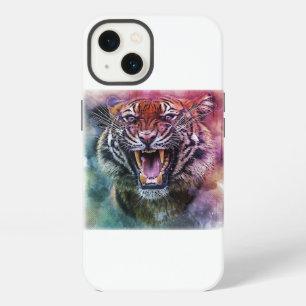 Beauful Growling Bengal Tiger Foto iPhone 13 Hoesje