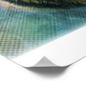 Beauful Growling Bengal Tiger Foto Poster (Hoek)