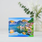 Beauful Hallstatt, Oostenrijk Briefkaart (Staand voorkant)