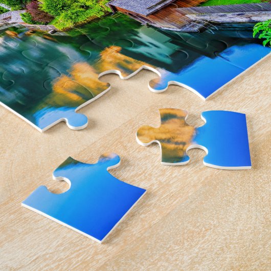 Beauful Hallstatt, Oostenrijk Legpuzzel (Zijkant)