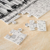 Beauful Hand Sketch Jigzaag Puzzle Legpuzzel (Zijkant)