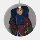 Beauful Holiday Caroler Holiday Ornament (Achterkant)