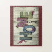 Beauful Home Sweet Home Jigzaag Puzzle Legpuzzel (Verticaal)