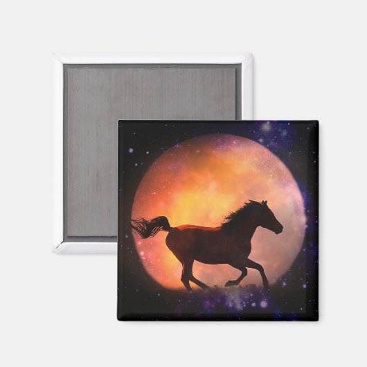 Beauful Horse Art Magnet (Voorkant / Achterkant)