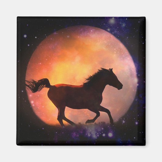 Beauful Horse Art Magnet (Voorkant)