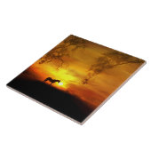 Beauful Horse Art Tegel Tegeltje (Zijkant)