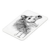 Beauful Horse Pencil Sketch Magnet Magneet (Linkerzijde)