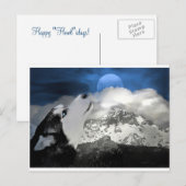 Beauful Husky Holiday Briefkaart (Voorkant / Achterkant)