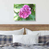 Beauful Hydrangea Canvas Afdruk (Insitu (Slaapkamer))