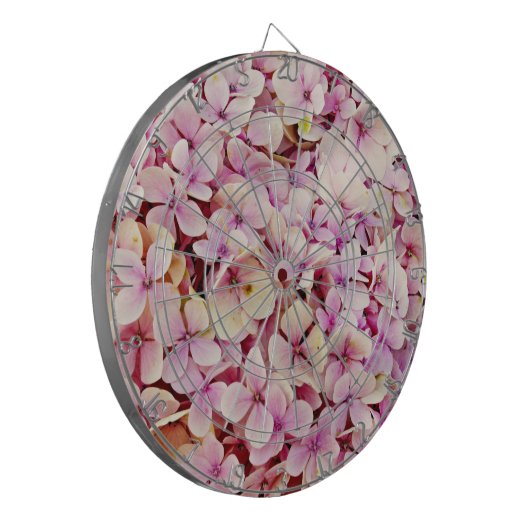 Beauful Hydrangea Flowers Dartbord (Voorkant Links)