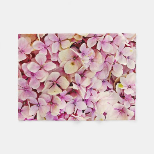 Beauful Hydrangea Flowers Fleece Deken (Voorkant (Horizontaal))