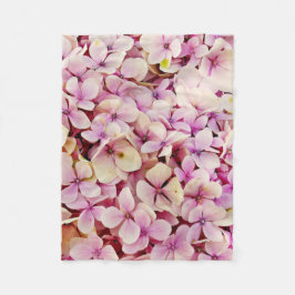 Beauful Hydrangea Flowers Fleece Deken