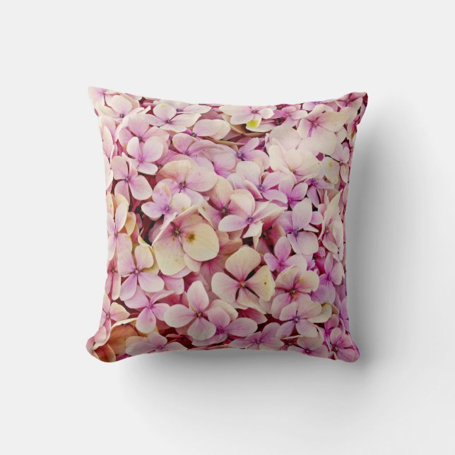 Beauful Hydrangea Flowers Kussen (Voorkant)