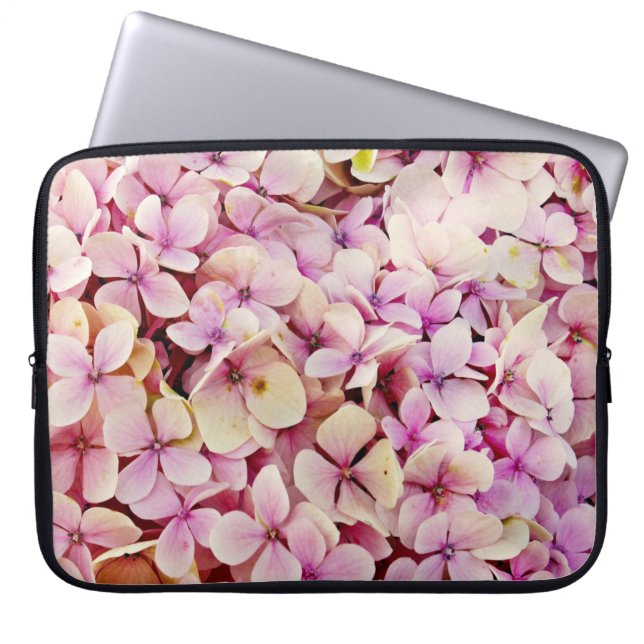 Beauful Hydrangea Flowers Laptop Sleeve (Voorkant)