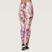 Beauful Hydrangea Flowers Leggings (Achterkant)