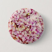 Beauful Hydrangea Flowers Ronde Button 5,7 Cm (Voorkant)