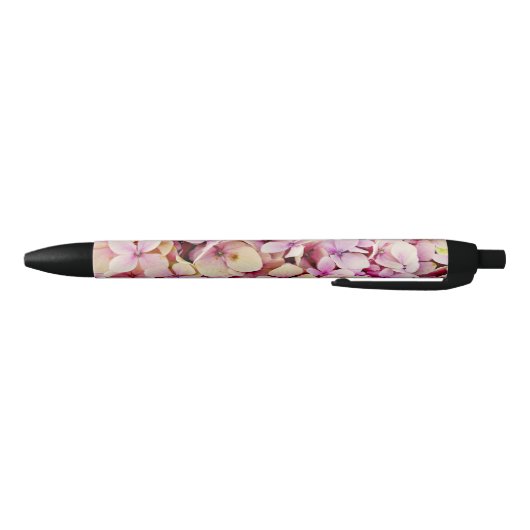 Beauful Hydrangea Flowers Zwarte Inkt Pen (Bodem)