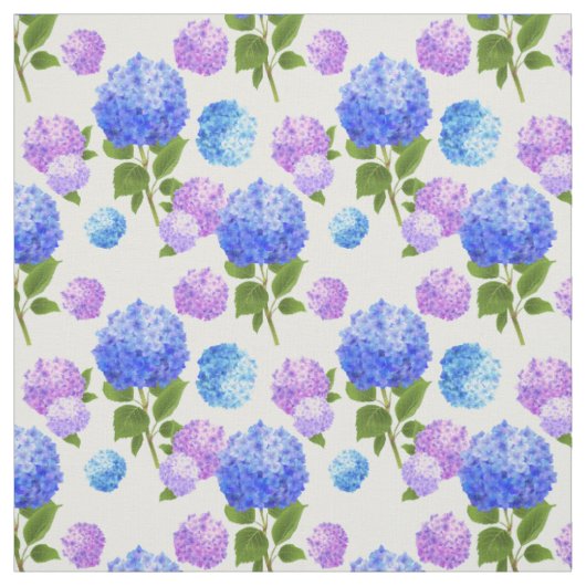 Beauful Hydrangeas Stof (Swatch)