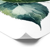 Beauful Hydrangeas-Waterverf Poster (Hoek)