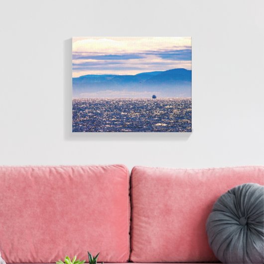 Beauful idyllic S.Laurent rivierafbeelding, Canada Canvas Afdruk (Insitu (Woonkamer))