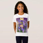 Beauful Iris Flowers T-Shirt (Voorkant volledig)