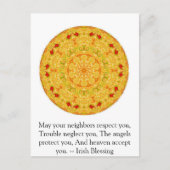 Beauful Irish Blessing - IERLAND Briefkaart (Voorkant)