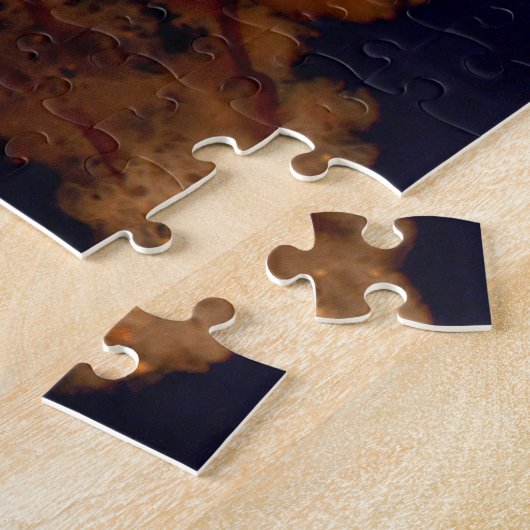 Beauful Jellyfish Foto Puzzle Legpuzzel (Zijkant)