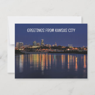 Beauful Kansas City Skyline Briefkaart