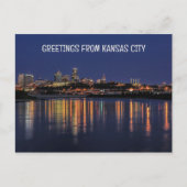 Beauful Kansas City Skyline Briefkaart (Voorkant)