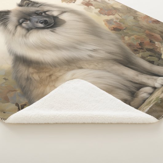 Beauful Keeshond Sherpa Deken (3/4)