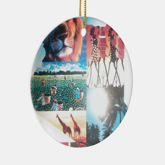 Beauful Kenya Hakuna Matata Keramisch Ornament (Rechts)