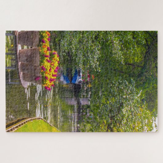 Beauful Keukenhof Park scene, Nederland Legpuzzel (Horizontaal)
