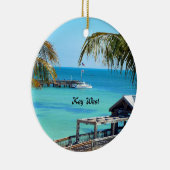 Beauful Key West, Florida Keramisch Ornament (Rechts)