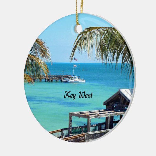 Beauful Key West, Florida Keramisch Ornament (Links)