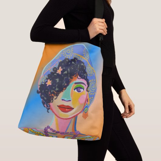 Beauful Kwanzaa Woman Crossbody Tas (Dichtbij)