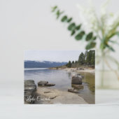 Beauful Lake Cascade Shoreline Briefkaart (Staand voorkant)