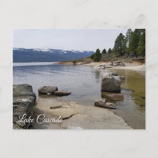 Beauful Lake Cascade Shoreline Briefkaart (Voorkant)