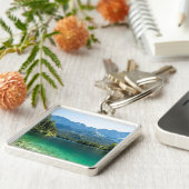 Beauful Lake Eibsee Bavarian Alps Duitsland Sleutelhanger (Zijkant)