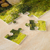 Beauful Lake Oeschinen, bergen, Zwitserland; Legpuzzel (Zijkant)