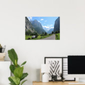 Beauful Lauterbrunnen Valley, Zwitserland Poster (Thuiskantoor)
