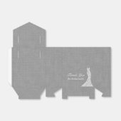 Beauful Linen Vrijgezellenfeest Favor Box Bedankdoosjes (Uitgevouwen)