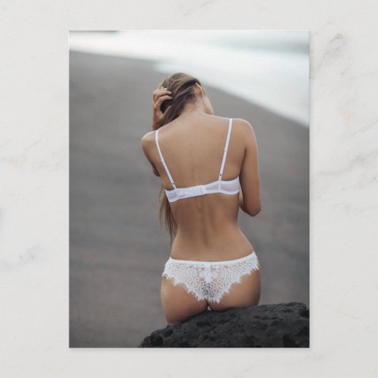 Beauful Lingerie Model Photography briefkaart (Voorkant)