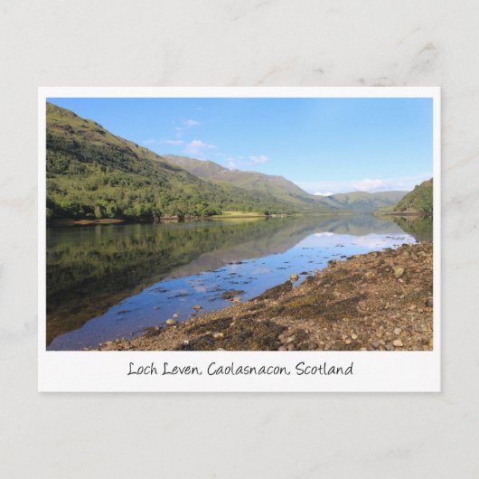 Beauful Loch Leven Uitzicht, Schotland Briefkaart (Voorkant)