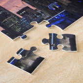 Beauful London England Tower Bridge bij nacht Legpuzzel (Zijkant)